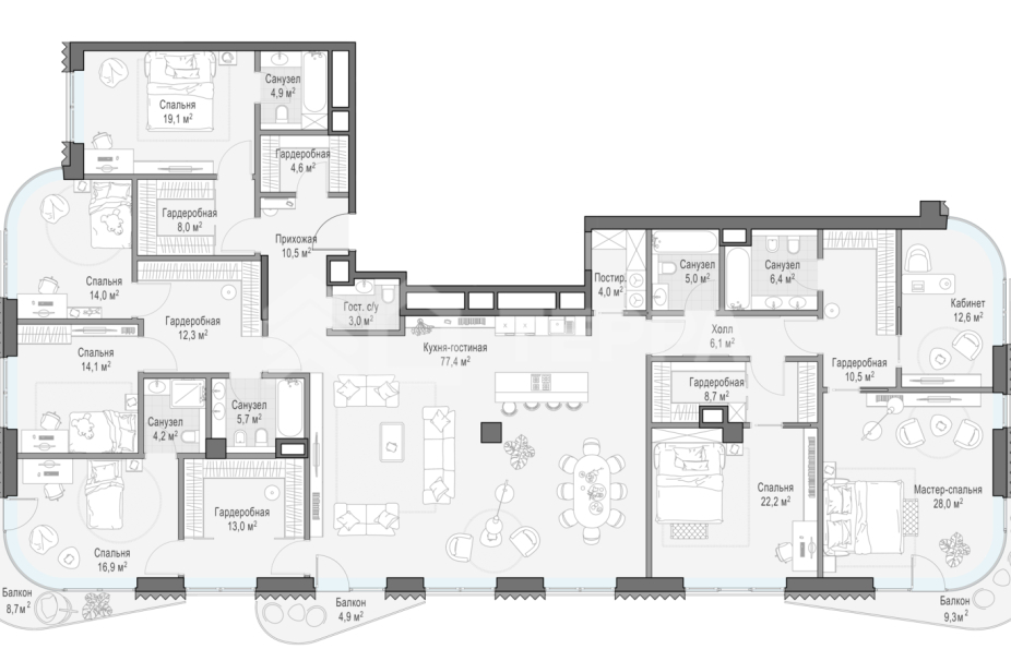 Объект ID 700000075 - Квартира