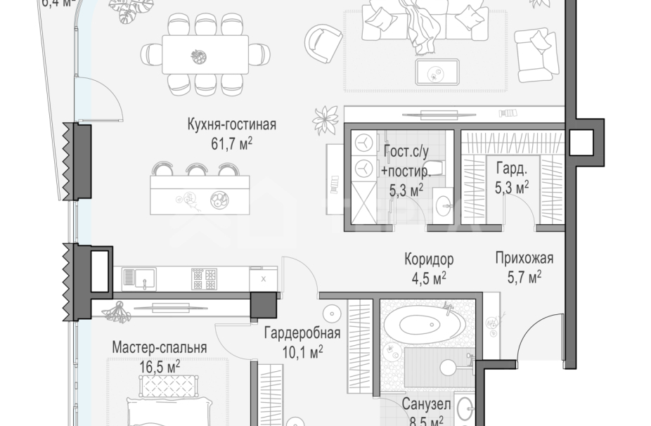 Объект ID 700000026 - Квартира