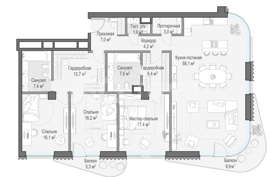 Объект ID 700000110 - Квартира