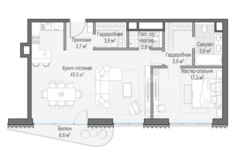 Объект ID 700000020 - Квартира