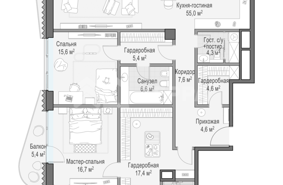 Объект ID 700000086 - Квартира