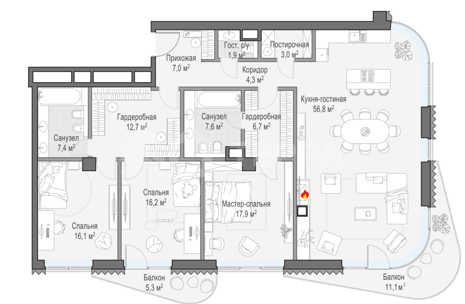 Объект ID 700000115 - Квартира