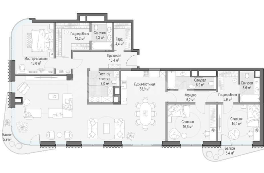 Объект ID 700000007 - Квартира