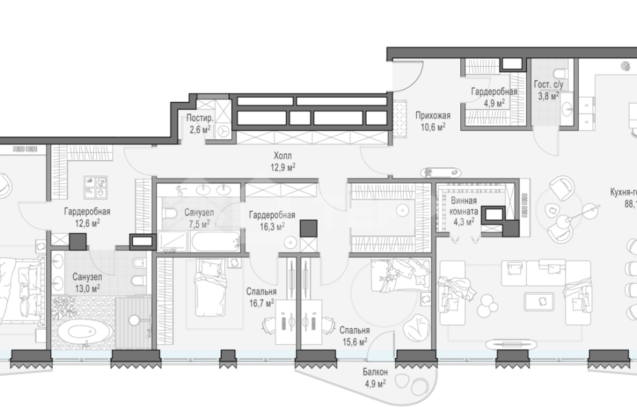 Объект ID 700000063 - Квартира