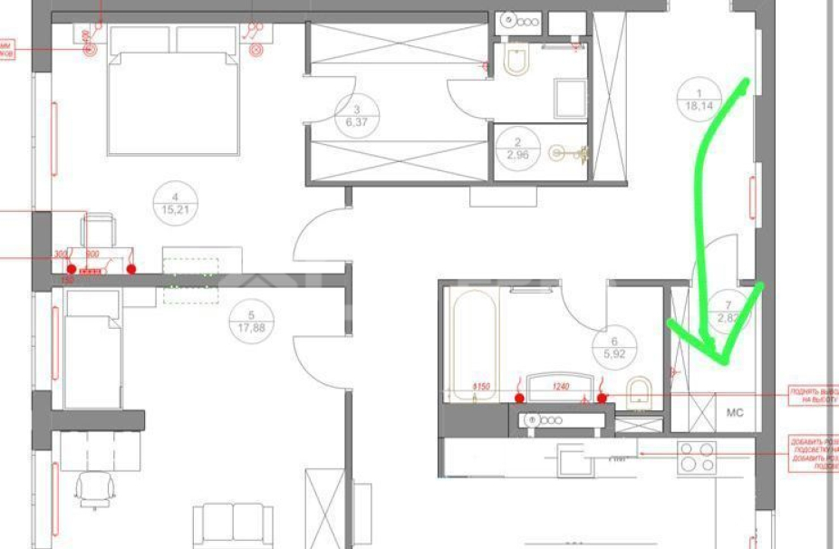 Объект ID 17052 - Квартира