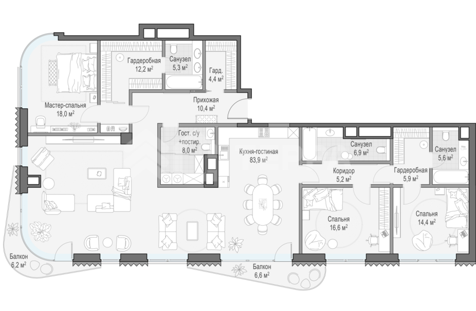 Объект ID 700000008 - Квартира