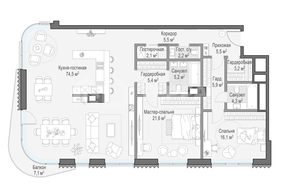 Объект ID 700000046 - Квартира