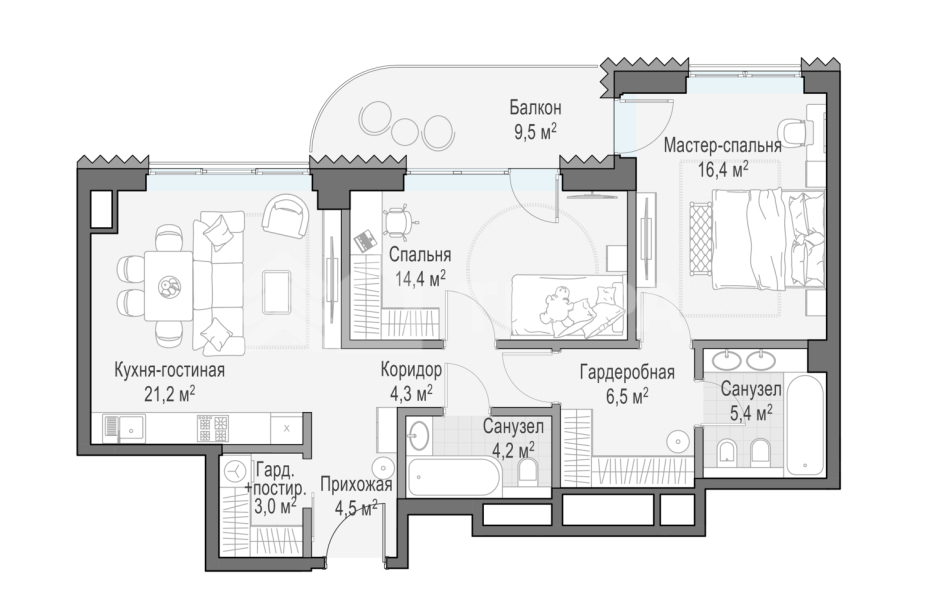 Объект ID 700000051 - Квартира