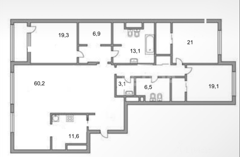 Объект ID 17493 - Квартира
