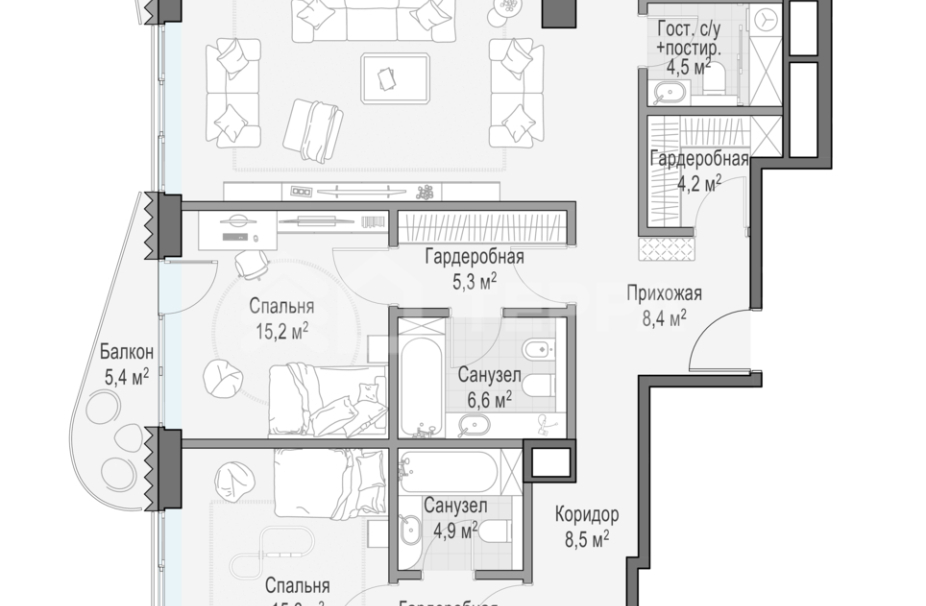 Объект ID 700000101 - Квартира