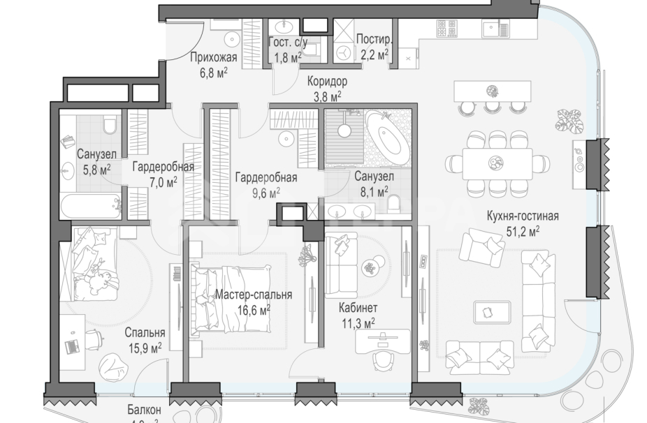 Объект ID 700000096 - Квартира