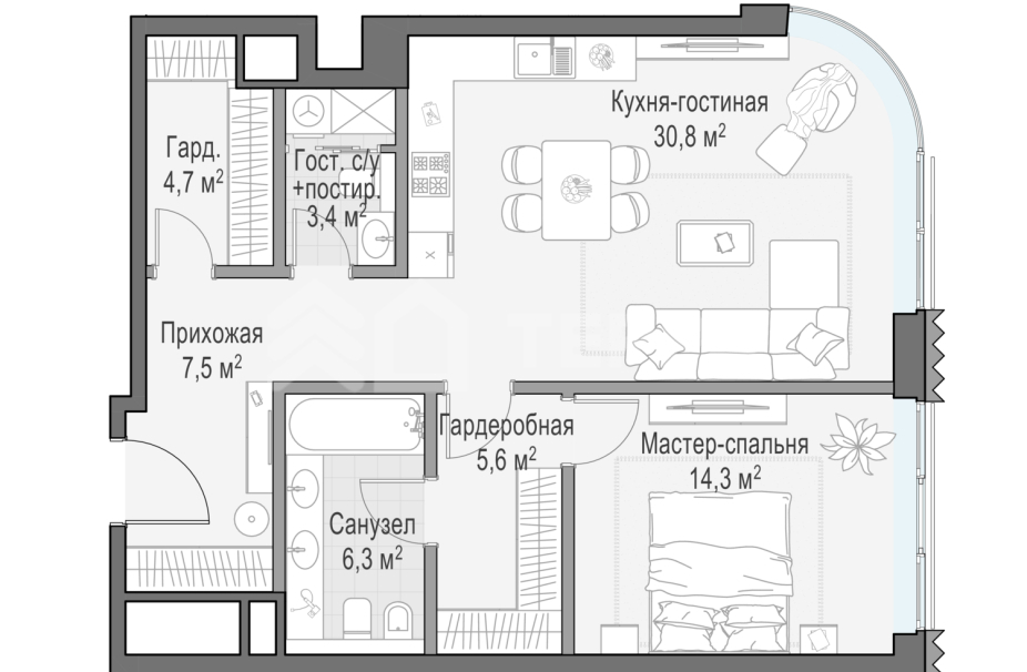 Объект ID 700000061 - Квартира
