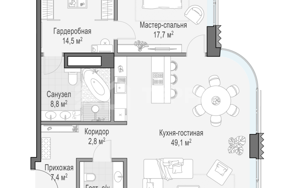 Объект ID 700000095 - Квартира