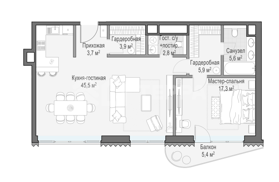 Объект ID 700000016 - Квартира