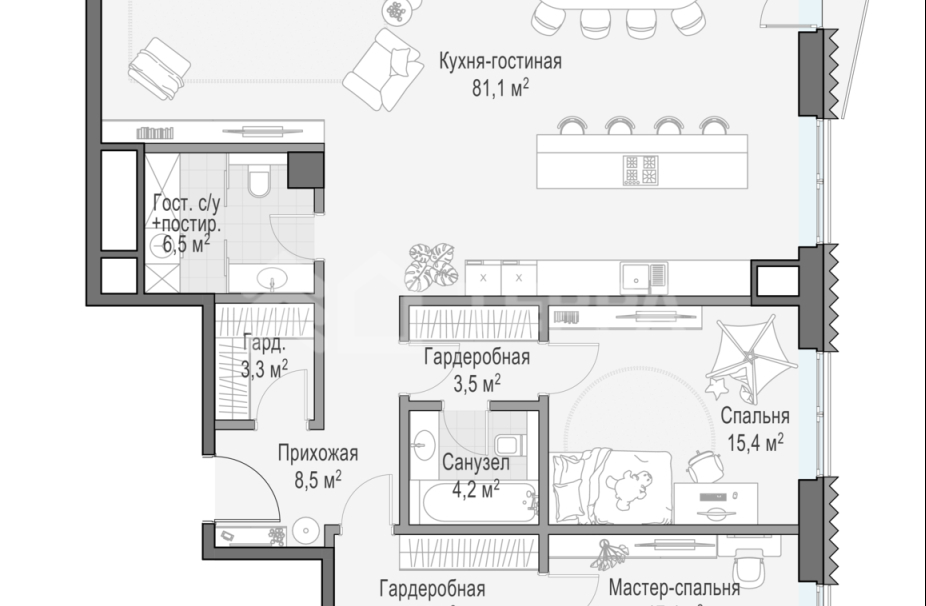 Объект ID 700000109 - Квартира
