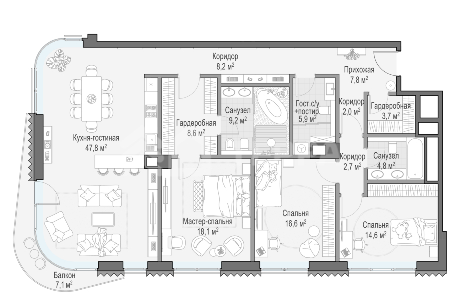 Объект ID 700000048 - Квартира
