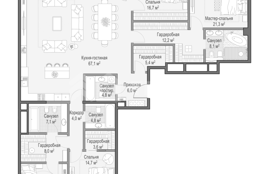 Объект ID 700000055 - Квартира