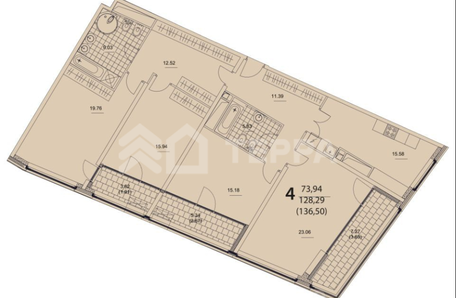 Объект ID 17212 - Квартира