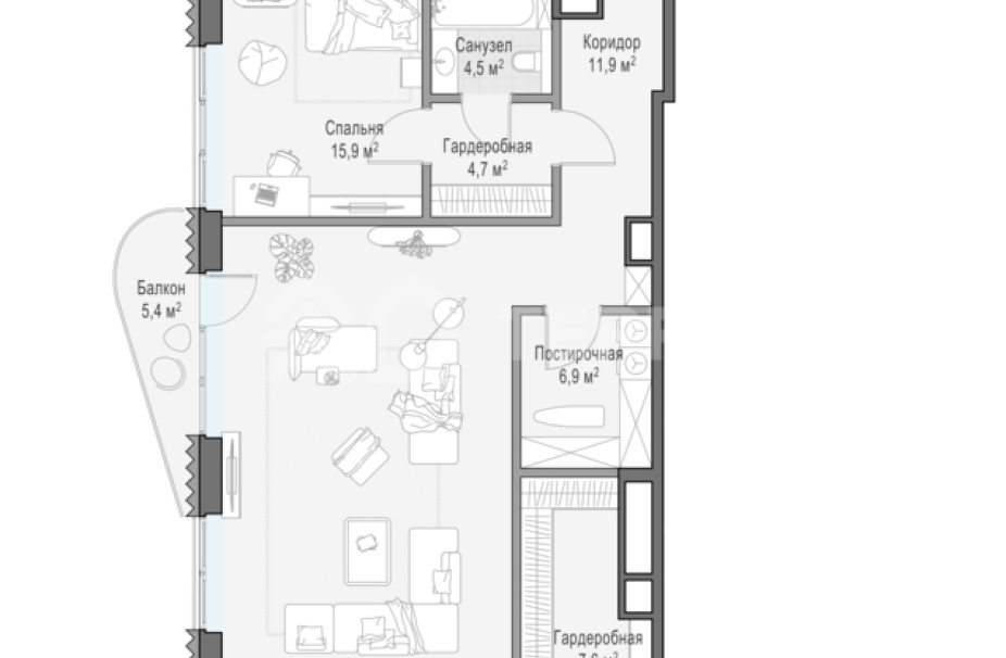 Объект ID 700000071 - Квартира