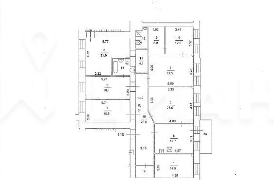 Объект ID 17403 - Квартира