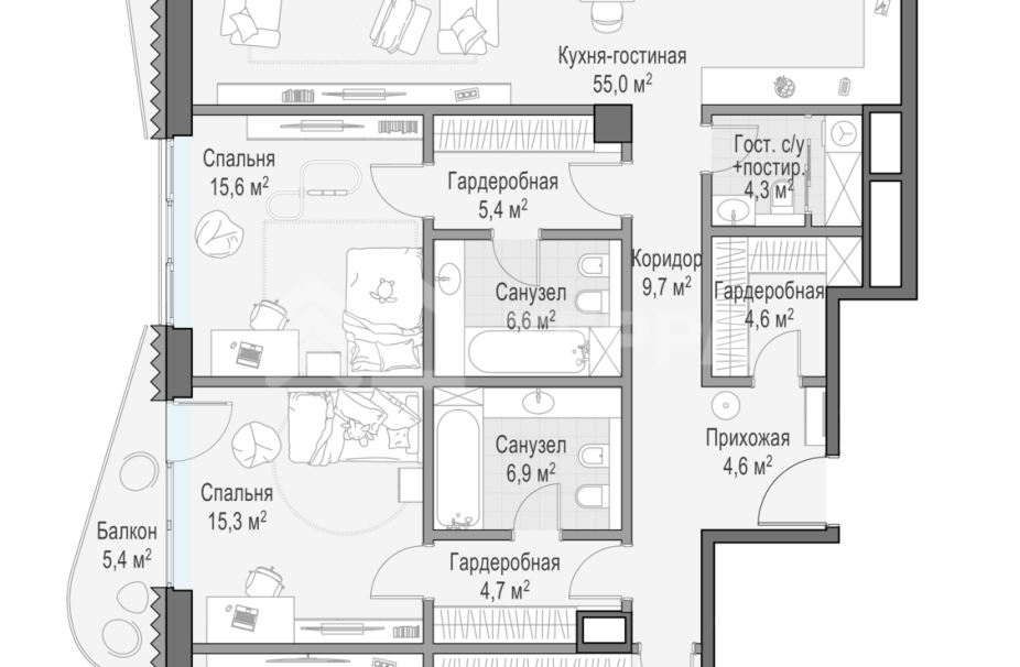 Объект ID 700000094 - Квартира