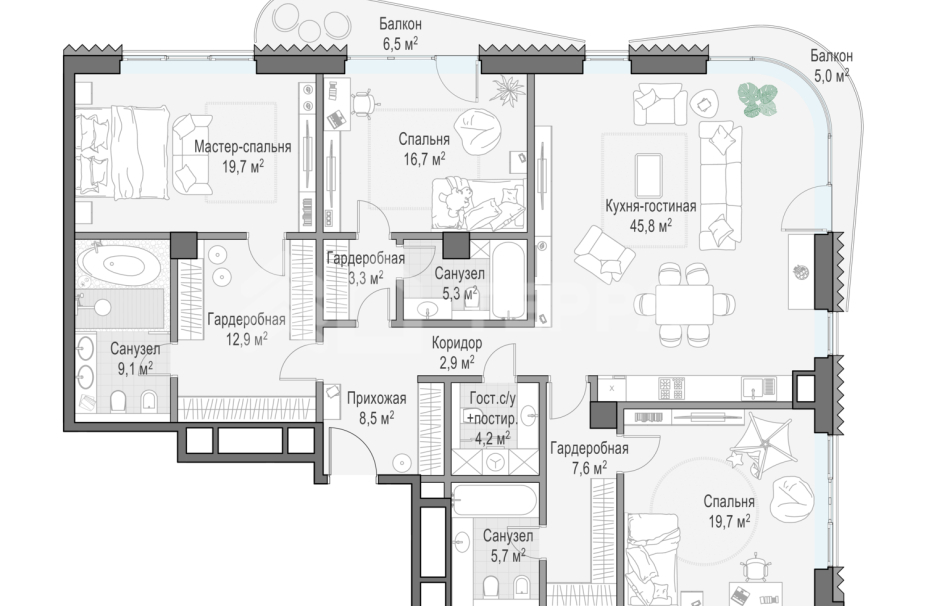 Объект ID 700000015 - Квартира