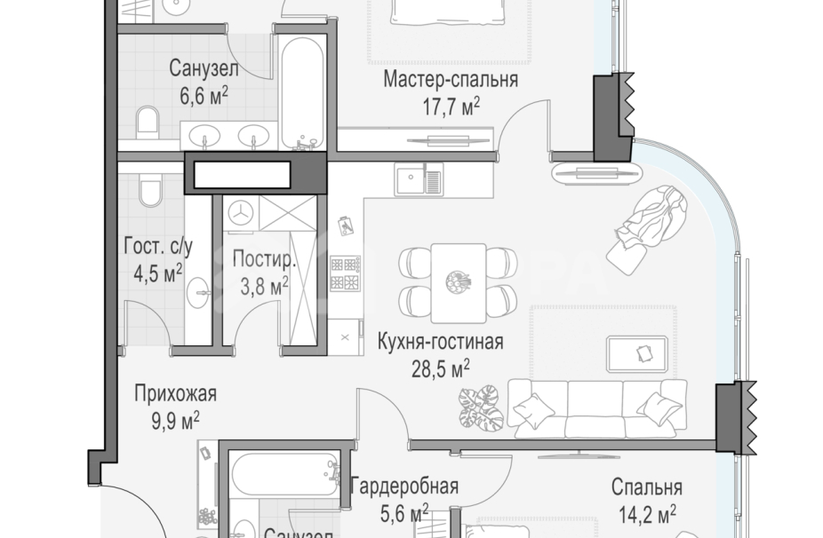 Объект ID 700000095 - Квартира