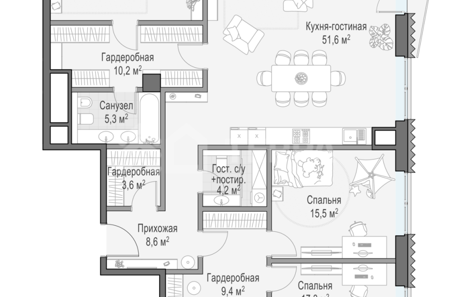 Объект ID 700000102 - Квартира