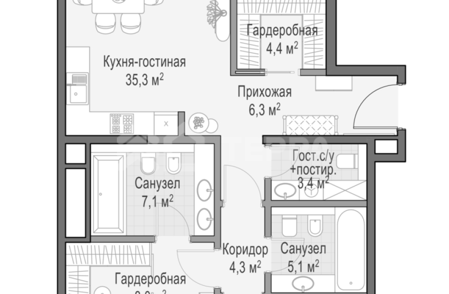 Объект ID 700000041 - Квартира
