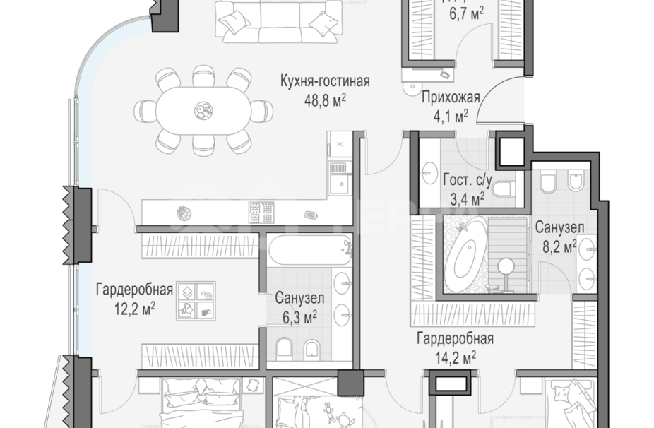 Объект ID 700000104 - Квартира